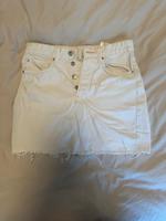 Minirock H&M weiß Gr.36/S Damen Jeansrock Short Bielefeld - Stieghorst Vorschau