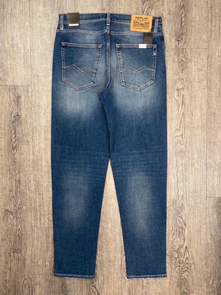 NEU! Replay Herren Jeans W32/L32 (M) Sandot Blau Jeanshose Hose in Offenbach