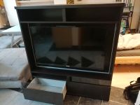 Regal Fernsehboard TV Schrank Besta Ikea schwarzbraun 129x120x40 Baden-Württemberg - Bräunlingen Vorschau