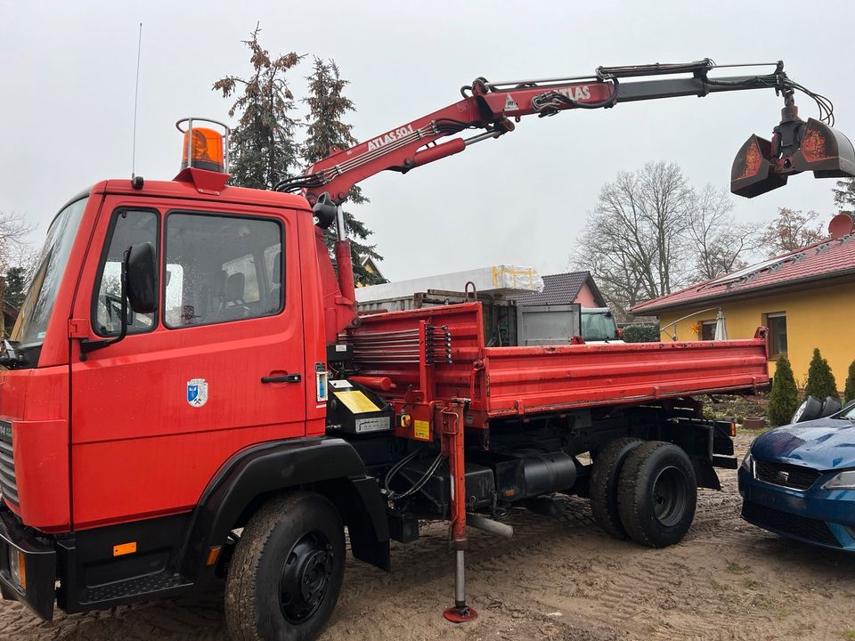 Vermiete LKW 3 Seitenkipper mit Ladekran 7,49 T in Kremmen