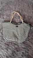 ♥️ Strandtasche Tasche Strand Beach Streifen Shopper Urlaub Niedersachsen - Loxstedt Vorschau