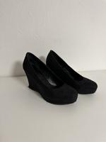 Graceland Damen Pumps Keilabsatz Schwarz 39 Bayern - Mengkofen Vorschau