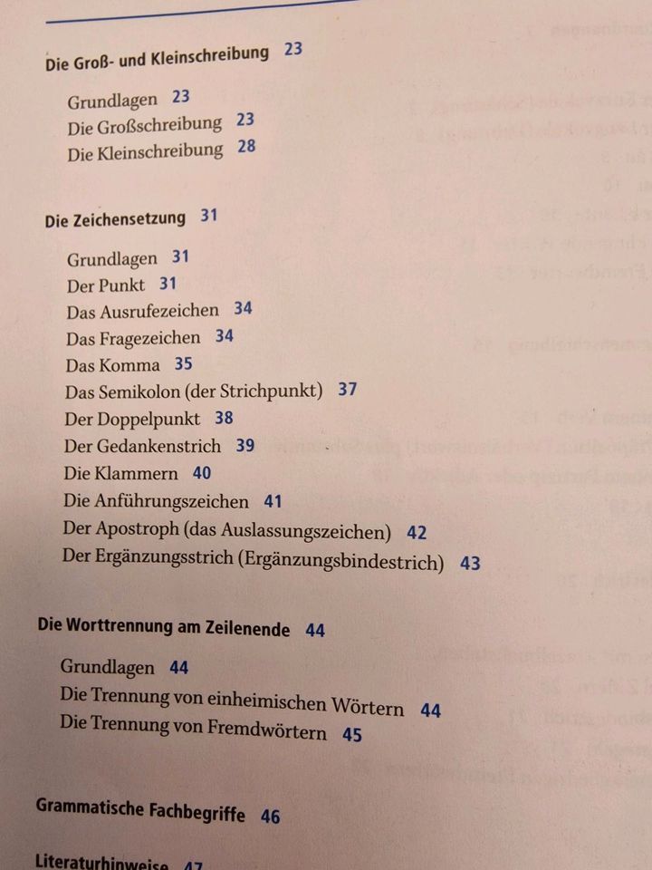 Duden Deutsche Rechtschreibung kurz gefasst lernen Unterricht in Hamburg