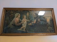 Altes Gemälde Sakrale Kuns Maria,Josef Jesus! Prunkrahmen Bayern - Haßfurt Vorschau