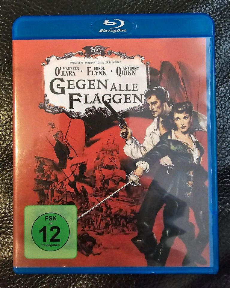 Gegen alle Flaggen - Blu Ray mit Errol Flynn, Anthony Quinn in Feucht