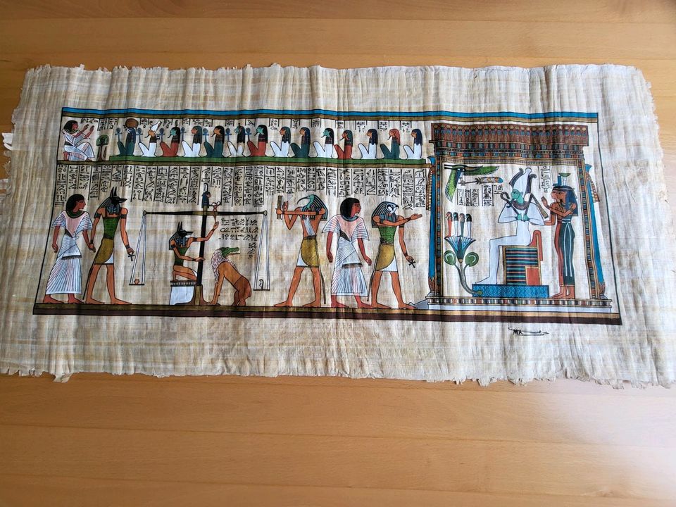 Papyrus-Bild ohne Rahmen 90 x 42 cm in München