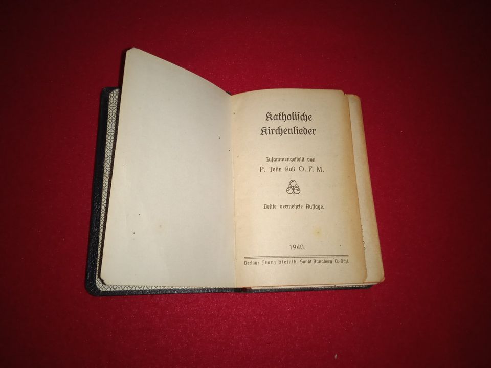 Katholische Kirchenlieder von 1940 - akzeptabler Zustand in Dresden