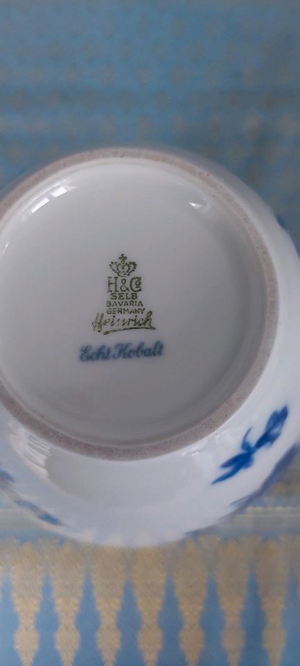 H&C Heinrich Selb Bavaria Porzellan Vase * Echt Kobalt * Deko in Bad Zwischenahn