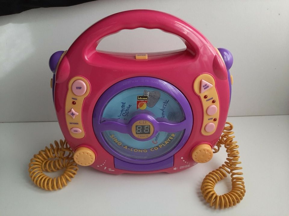 Kinder - CD Player SING-A-LONG mit zwei Mikrofonen - Karaoke pink in Köln