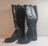 Tamaris Stiefel schwarz Leder Größe 39 Baden-Württemberg - Remseck am Neckar Vorschau