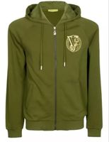 Versace Zip Hoodie Pullover Sweatshirt Kaputzen Jacke Grün Gr. S Wandsbek - Hamburg Eilbek Vorschau