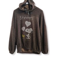 Snoopy Glitzer Teddy-Plüsch Pullover Größe 36-44 Nordrhein-Westfalen - Grefrath Vorschau