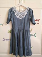 Even & Odd Kleid S 36/38 grau mit Spitze Niedersachsen - Lüneburg Vorschau