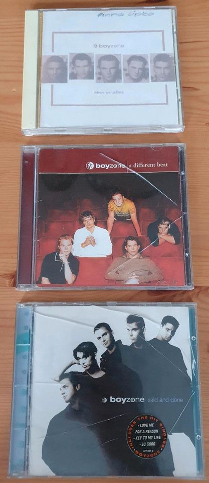 CD Boyzone - Where we belong, A different beat, Said and done in Mettmann