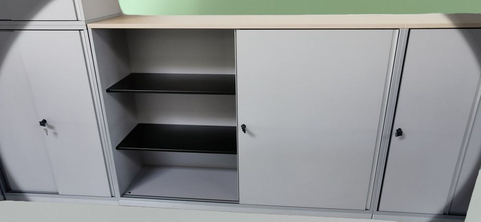 Steelcase Aktenschrank Schrank Sideboard grau 3-OH 160x116 sb0277 - minus 28 % reduziert in Garching b München