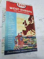 alte ESSO Straßenkarte aus 1958 Bayern - Deggendorf Vorschau