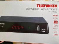 TELEFUNKEN TF-C9260 Kabel Receiver HDTV USB HDMI SCART Mecklenburg-Vorpommern - Wismar Vorschau