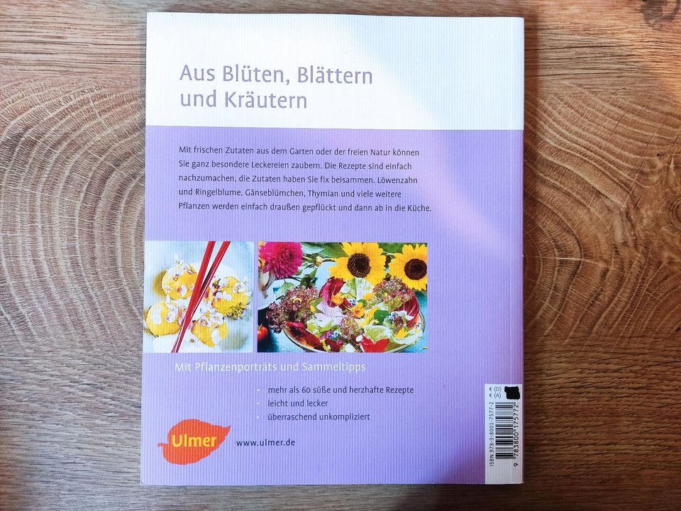 Blütenküche Kochbuch Ulmer Verlag neuwertig in Herxheim bei Landau/Pfalz