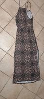 Lascana Maxikleid lang mit Schlitz schwarz braun gemustert Gr. 38 Bayern - Karlshuld Vorschau