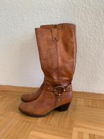 Lederstiefel Marco Tozzi, Gr 40, cognacfarben Hessen - Kassel Vorschau