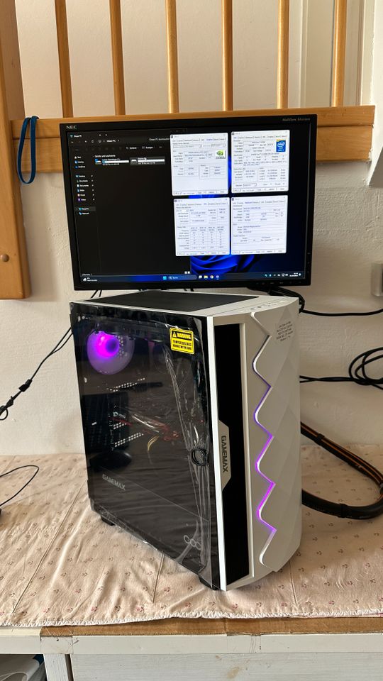 Gaming PC,  Intel i7 K, 32GB RAM, Wasserkühlung, LED-Gehäuse  in Fröndenberg (Ruhr)