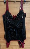 Straps Torselett, feines Latex, XL/C, schwarz/rot Saarland - Ottweiler Vorschau