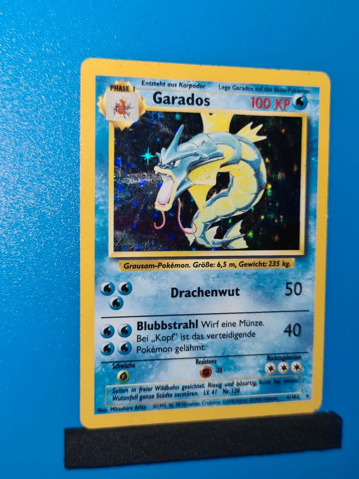 Garados Base Set DE Pokemon Karte in Berlin