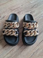 H&M Plateau Pantoletten slides gr. 37 Bayern - Mainaschaff Vorschau