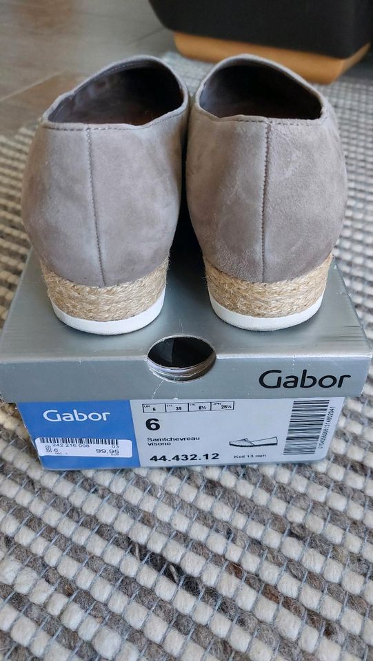 Gabor Ballerinas Slipper Leder  6/39 in Diespeck