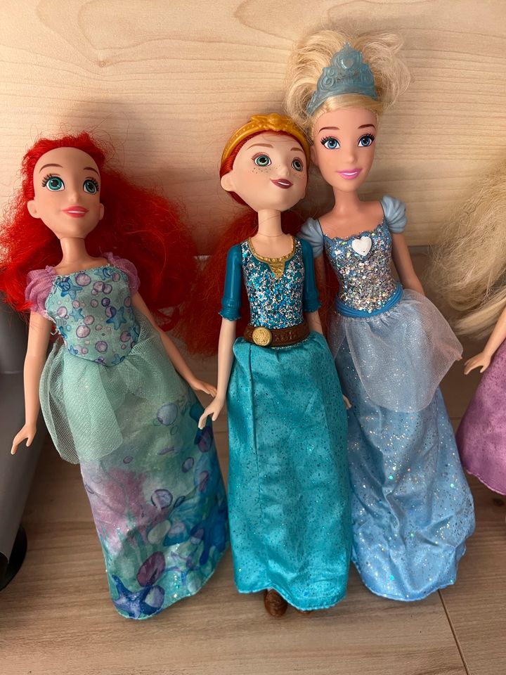 Barbie Puppen von Hasbro & Disney (Mérida, Belle, Pocahontas in Neuhaus-Schierschnitz