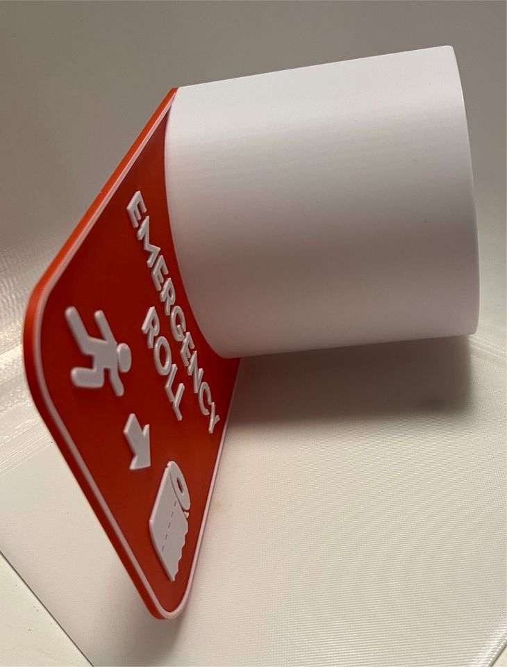 Toilettenpapierhalter Notfall Rolle Geschenkidee Lustig in Paderborn