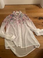‼️Bershka Bluse Gr. S 36 Blümchen weiß Zara Schleswig-Holstein - Reinbek Vorschau