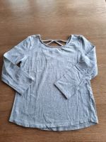 Shirt 3/4-Arm grau glitzer Gr. 146/152 Bayern - Eggstätt Vorschau