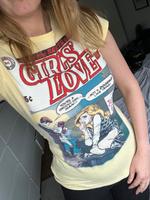 Zara T-Shirt pastell gelb bunt Pop Art vintage retro Graphic Prin Baden-Württemberg - Sachsenheim Vorschau