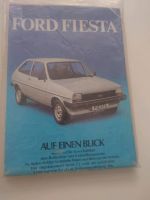 Konvolut Bordunterlagen Ford Fiesta MK 1 XR2 Sachsen-Anhalt - Zeitz Vorschau