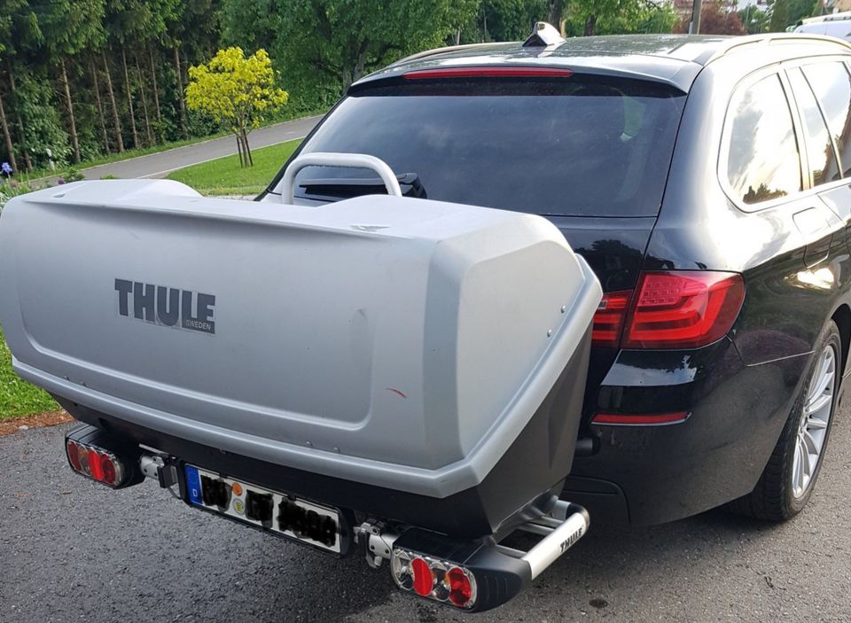 Heckbox mit Heckträger Thule zu vermieten Alternative zur Dachbox in Horgenzell