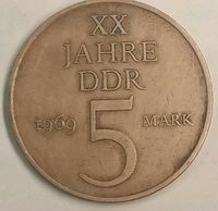 5 Mark 20 Jahre DDR Deutschland 1969 Essen - Stoppenberg Vorschau