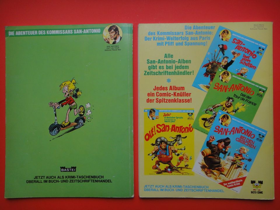 2 x Bastei Comic Nr. 17+18. San-Antonio. Alben. Bastei. 1975-1978 in Wiesbaden