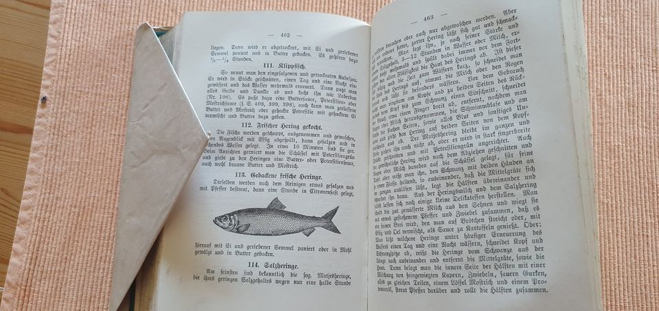 Kochbuch 1899 Ch. Kraft in St. Wendel