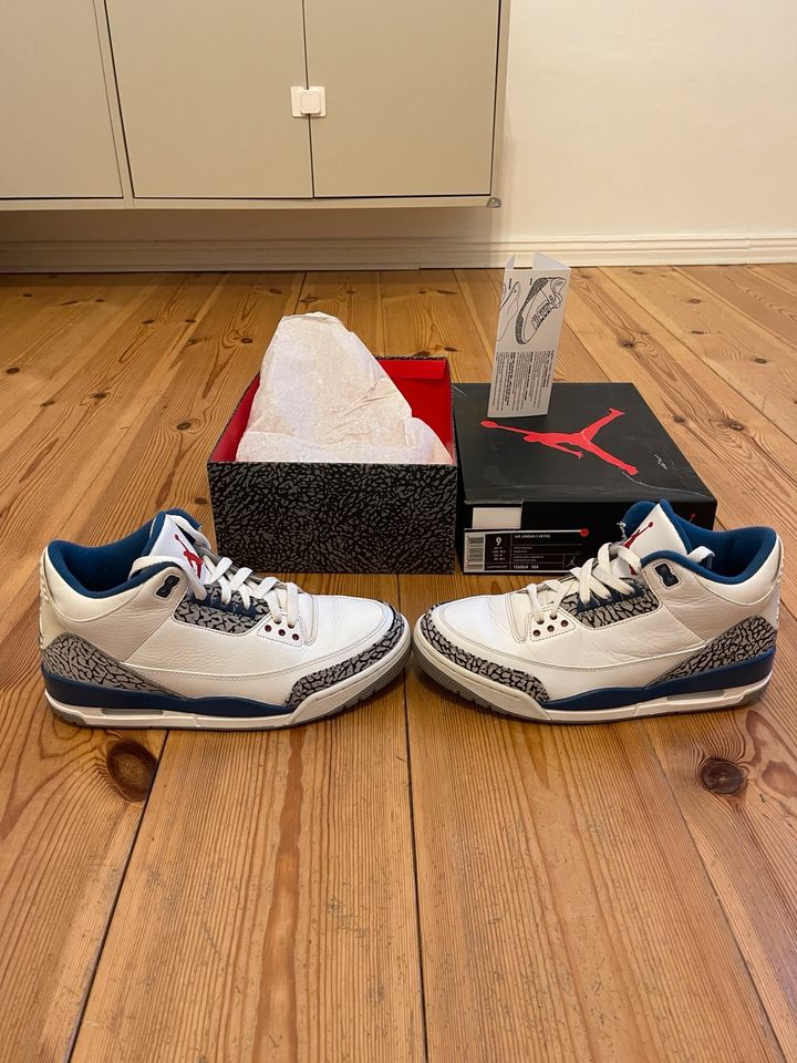 Nike Air Jordan 3 True Blue Gr. EU 42,5 US 9 (2011) in Berlin