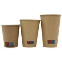 1000 Stück Coffee To Go Becher Kaffeebecher Kraft 200- 400ml Hamburg-Nord - Hamburg Eppendorf Vorschau