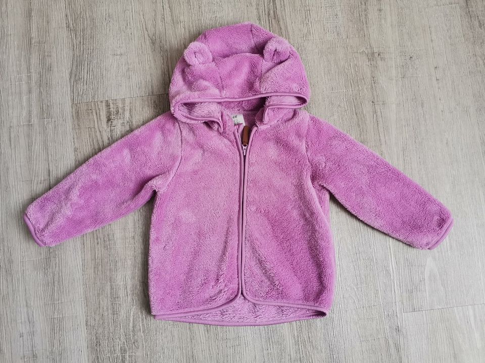 Mädchen Fleecejacke  Jacke H&M Gr 92 in Metelen