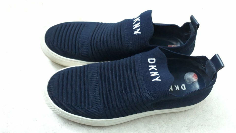 Damen Sneaker "DKNY" Stretch-Slipper, blau,,EUR 38,5  UK 5,5 in Schönbornerhof