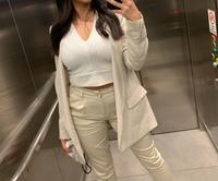 Beige/Creme Bershka Stoffhose Nordrhein-Westfalen - Recklinghausen Vorschau