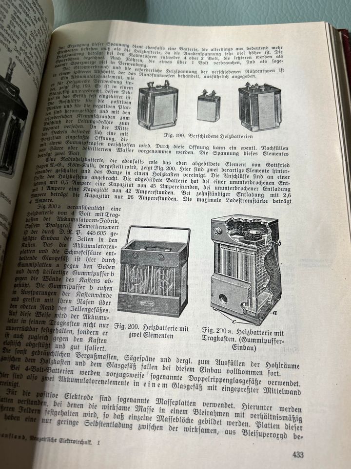 Carl Hanfland 1928 Antik buchen Die Neuzeitliche Elektrotechnik in Neufraunhofen