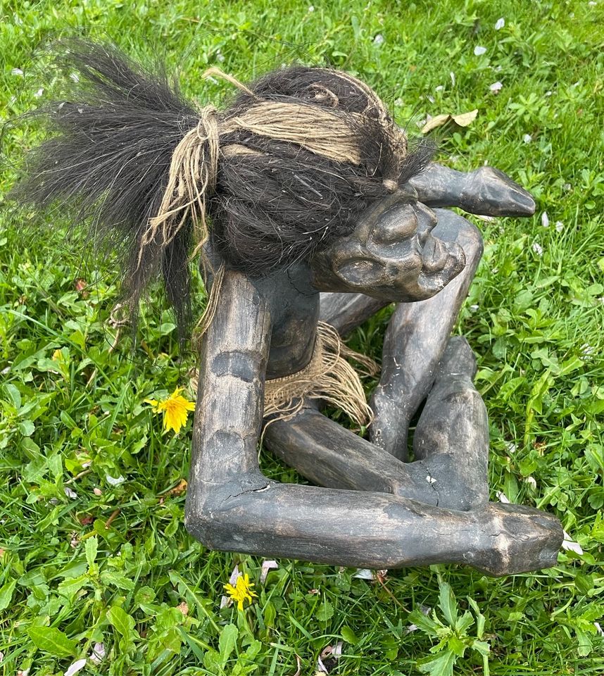 Asmat Schutzgeist Figur in Bad Wurzach