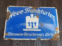 Blechschild "Neue Frankfurter Allgemeine Versicherung" Brandenburg - Luckenwalde Vorschau