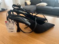 Neu! Zara Sandalen Pumps High Heels schwarz 40 Nordrhein-Westfalen - Blomberg Vorschau