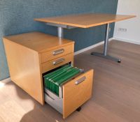 IKEA Schreibtisch Galant mit Rollcontainer Nordrhein-Westfalen - Langenfeld Vorschau