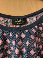 Tolle Bluse Tunika Shirt Kurzam Gr. 48/50 dunkelblau rosa Dortmund - Eving Vorschau